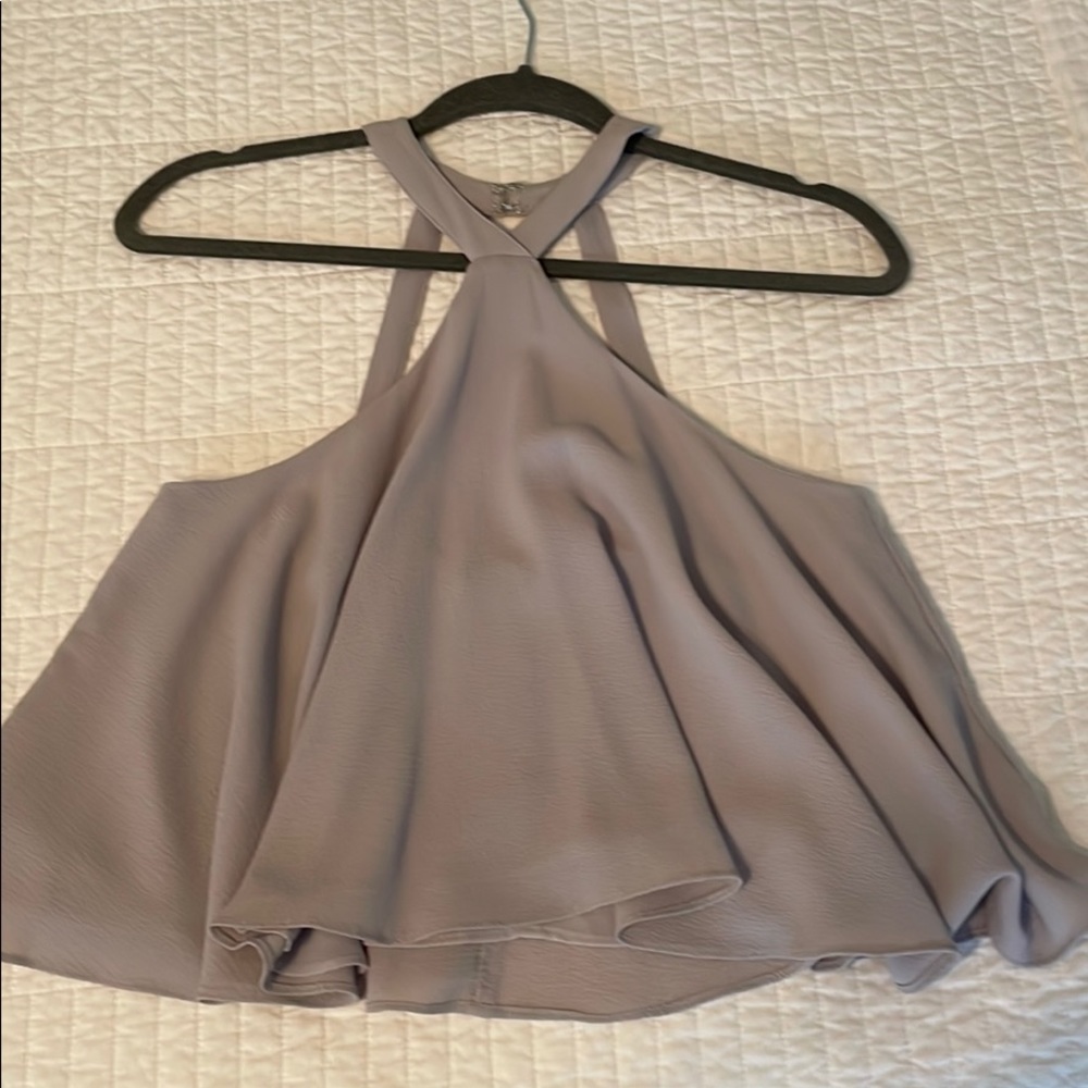 Light grey/purple blouse